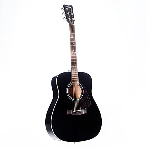 YAMAHA F370 Akustische Western-Gitarre 4/4-Größe, Schwarz | Dreadnought-Korpus, Ideal Für Erwachsene und Jugendliche, Ausgewogener Klang, Robuste Bauweise