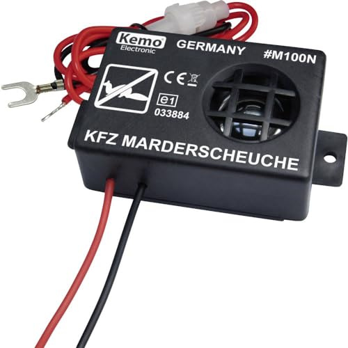 Kemo KFZ Ultraschall Marderscheuche M100N zur Verwendung im Kfz, in Häusern und auf Dachböden