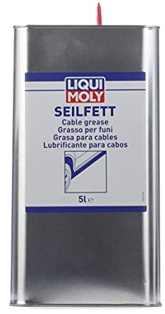 Schmiermittel LIQUI MOLY 6124 Seilfett Korrosionsschutz Hohlraumversiegelung 5L, Synthetic, Lubrication, Paste