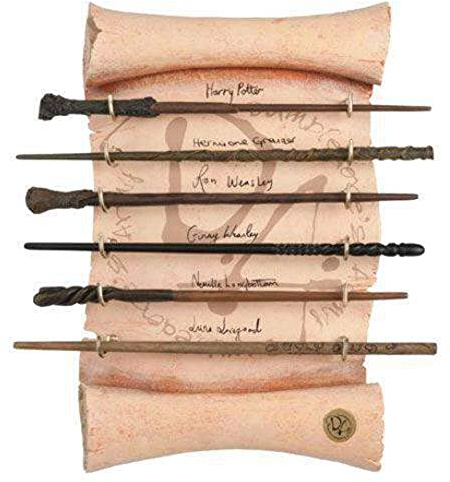The Noble Collection Dumbledore Army Wand Collection - Officially Licensed Wand Set with Display Stand - Harry Potter
