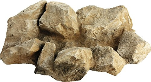 Oase 50415 Bachlaufelement Sand Rechtskurve - Teich Bachlauf, Sandsteinoptik, naturnahe Bachlaufschale, Wasserfall Element