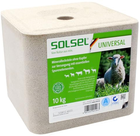 Salzleckstein Leckstein Mineralleckstein Salz 10kg Einzelfuttermittel Nutztiere