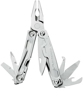 Leatherman Rev Multi-Tool - 14 Werkzeuge mit Klinge für Camping und Heimwerken - Edelstahl, Silber