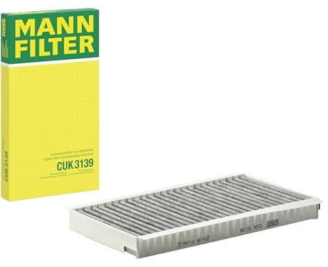 MANN-FILTER CUK 3139 Innenraumfilter/Kabinenluftfilter für BMW 5 (E60), BMW 6, Alpina mit Aktivkohle