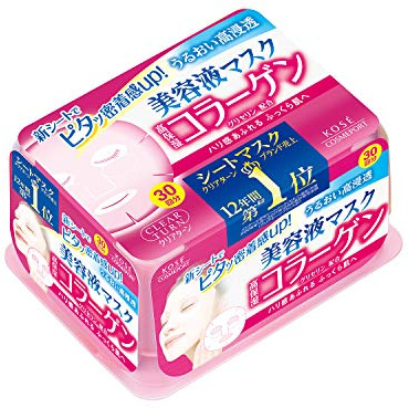 Kose Essence Gesichtsmaske mit Collagen – 30 Masken