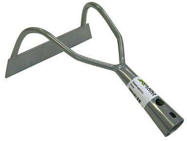 Xclou Garden Bügelziehhacke, 16 cm ohne Stiel, Silber, 15,5x24x9,5 cm