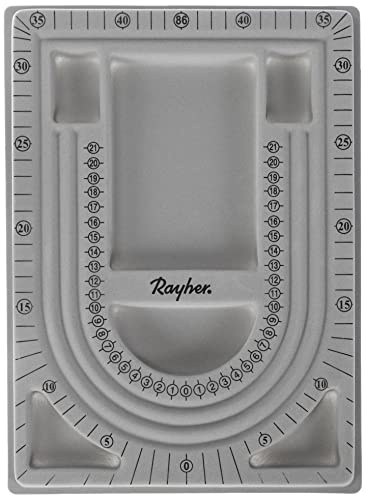 Rayher 8902900 Design Platte für Perlen, 23x33 cm