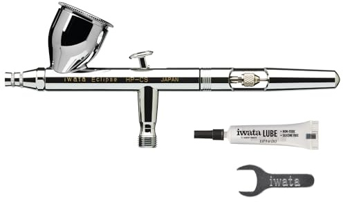 Iwata-Medea Airbrush-Pistole mit Fließbecher Eclipse HP CS Dual Action
