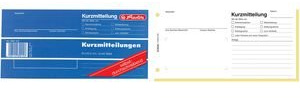 Herlitz Kurzmitteilung, selbstdurchschreibend, 210 x 105 mm, 2 x 40 Blatt