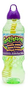 Gazillion Premium-Qualität – 1 Liter schadstofffreie Seifenblasenmischung/Lösung für Seifenblasenmaschinen, Seifenblasenstäbe und Partys. Sicher und schadstofffrei. Für Kinder ab 3 Jahren