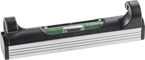 kwb Schnur-Wasserwaage für Richtschnüre/Maurerarbeiten - 78 mm klein - Mit Aluminium Unterseite - Genau und handlich - Ideal für Fundament- und Terrassenbau