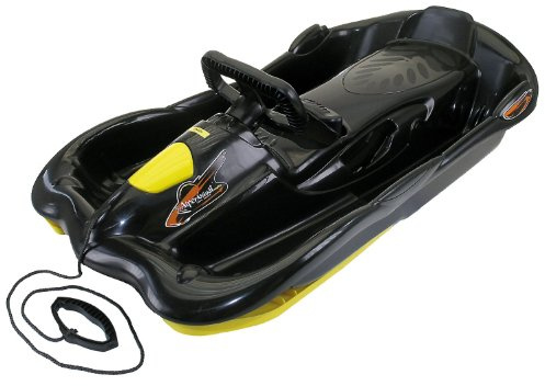 ALPENSPACE BOB Schlitten LENKBOB SCHWARZ TOP Modell NEUWARE