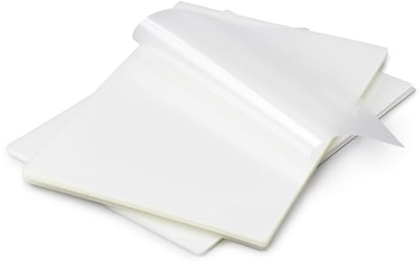 Amazon Basics Thermal Heißlaminiertaschen, Transparent, A4, 100 Stück
