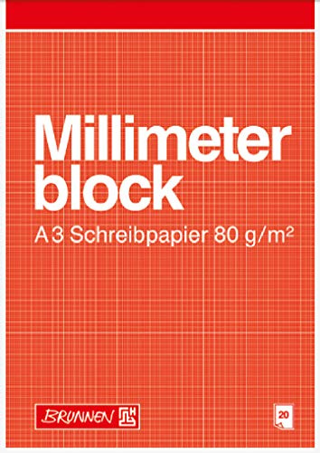 BRUNNEN Millimeterblock A320BlSchreibpapier