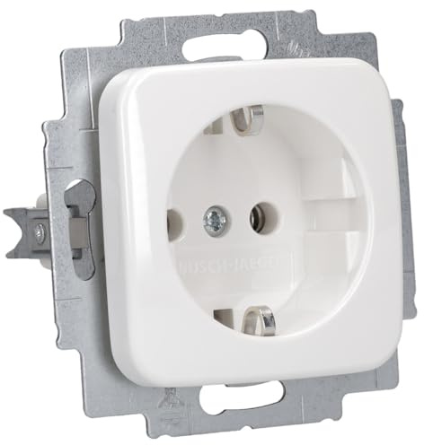 Busch-Jaeger 20 EUC-214 SCHUKO® SCHUKO Steckdosen-Einsatz Alpinweiß Reflex