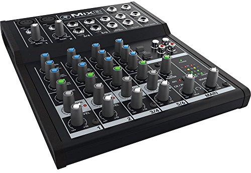 Mackie Mix8 analoges 8-Kanal-Kompaktmischpult mit 3-Band EQ