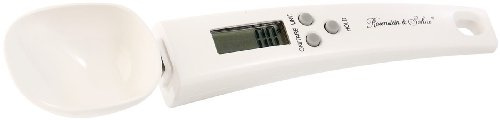 Rosenstein & Söhne Digitale Löffel-Waage für Pulver und Gewürze, bis 300 g, LCD-Anzeige