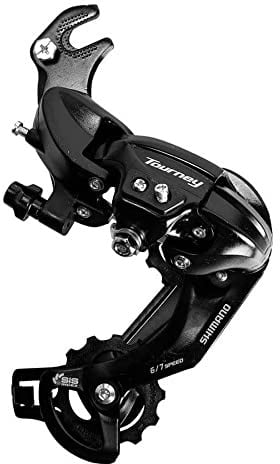 SHIMANO Tourney Schaltwerk, schwarz, 30 x 10 x 10 cm