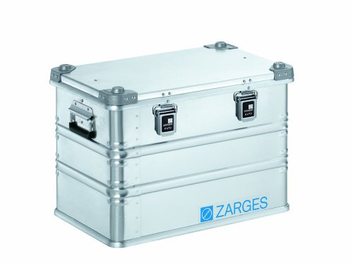 Zarges K470 Aluminiumkoffer, silber, ZAR40564 | Inhalt 73 l, Innen-LxBxH 550 x 350 x 380 mm, in robuster Ausführung