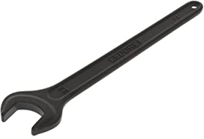 GEDORE Einmaulschlüssel, 22 mm, Mit Aufhängeloch, Hochwertiger Vanadium-Stahl, Blendfreie Optik, Manganphosphatiert, Nach DIN 894