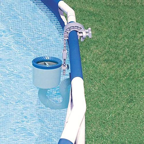 Intex Deluxe Oberflächenabsauger 28000 - Poolreiniger mit verstellbarer Halterung, herausnehmbarem Filterkorb und Eignung für verschiedene Pooltypen