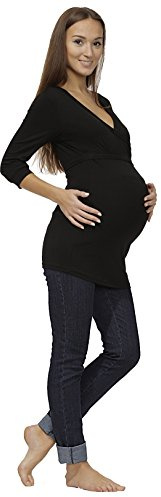 YESET Umstandsjeans Jeans Umstand Hose Jeanshose lang Stretch Bauch Schwanger