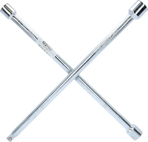 KS Tools 518.1153 Radkreuzschlüssel f.PKW,1/2"x17x19x21mm, 40 cm