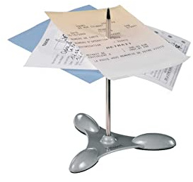 Maped M537300 - Zettelspieß aus Metall, metallgrau