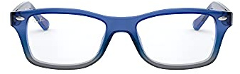 Ray-Ban Unisex - Kinder Brillengestell RY1531, Blau (Blue Gradient Iridescent Grey), 48