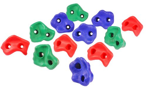 HUDORA Klettergriffe Set Kinder, 12 | 36 Stück - Klettersteine