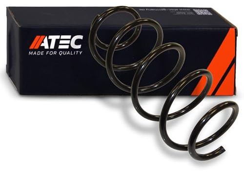 ATEC Germany 1x Fahrwerksfeder vorne Schraubenfeder Kompatibel mit SEAT IBIZA (6L1), CORDOBA (6L2), SKODA FABIA 1 (6Y2), VW POLO (9N_, 9A_) (9A4, 9A2, 9N2, 9A6)
