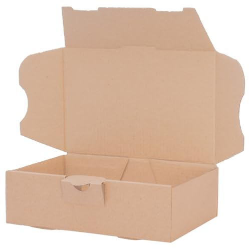 verpacking Maxibriefkartons 160 x 110 x 50 mm Braun [Größe und Stückzahl wählbar] DIN A6 Maxibrief MB-1 Versandkarton für Warenpost 200 Stück