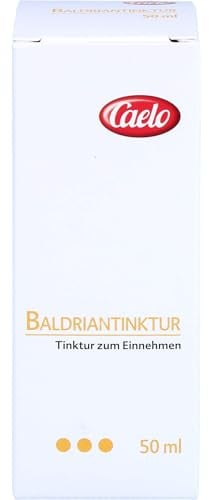 Caelo Baldriantinktur zur Beruhigung bei Einschlafstörungen, 50 ml Lösung