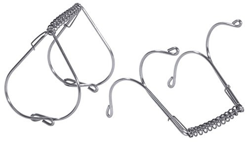 getgastro Rouladenhalter aus Edelstahl 18/10, 4 Stück, 5,5 cm lang, 5 cm hoch – Robuste Rouladenklammer für perfektes Garen | ERK