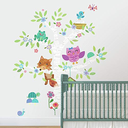 RoomMates 54348 RM - Dekosticker Waldtiere und Birke
