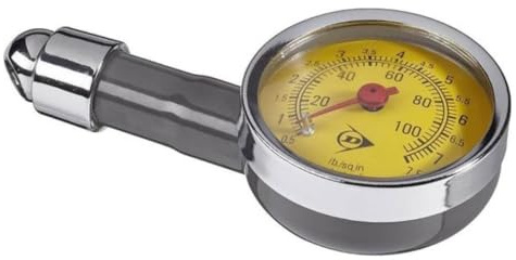 Dunlop Reifendruckprüfer - Analog - Profiltiefenmesser - Auto, Motor, LKW - Reifendruck - mit Aufbewahrungskoffer