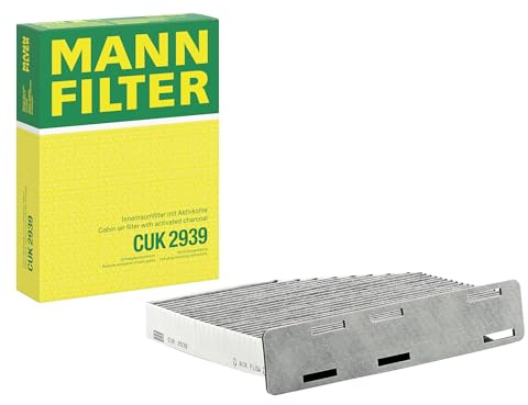 MANN-FILTER, CUK 2939 Innenraumfilter, mit Aktivkohle | Für PKW, Staub- und Pollenfiltration, Geruchsreduzierung, Echte OE-Technologie