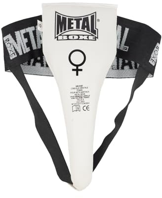 METAL BOXE - Damen-Tiefschutz, Weiß, Größe S