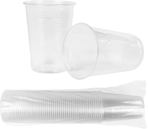 HEKU 50 transparente Einweg-Trinkbecher 0,4l | Aus Polypropylen | Ideal für Partys und Veranstaltungen