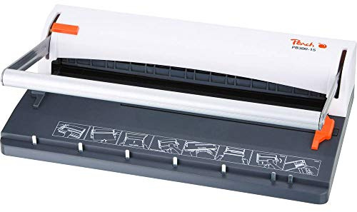 Peach Draht Bindemaschine - Personal Wire Binder A4 - bindet 60 Seiten - 8 mm Binderücken - 6 Blatt Stanzkapazität - PB300-15