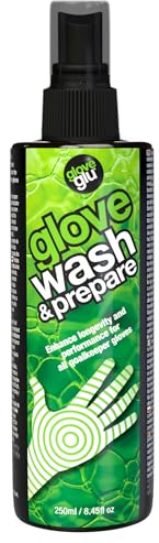 gloveglu Men's Wash and Prepare für Torwart-Handschuhe – Schwarz, 250 ml
