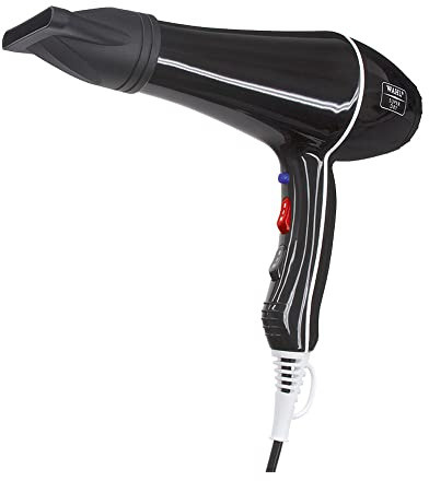 Wahl Super Dry Haartrockner: 2 Stufen, 3 Heizstufen, Kaltluft | 2000-Watt-Leistung, Turmalin-Technologie, AC-Motor, 3-m-Kabel, Infrarotwärme für schnelles Trocknen und Styling.