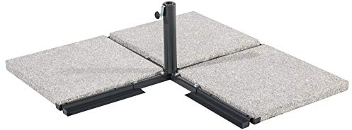 Schneider Plattenständer Standard für Wegeplatten, 837-15, anthrazit, Stahl, 3 kg, Silber