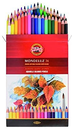 Koh-I-Noor 3719 Aquarellstifte Box 36er in der Faltschachtel