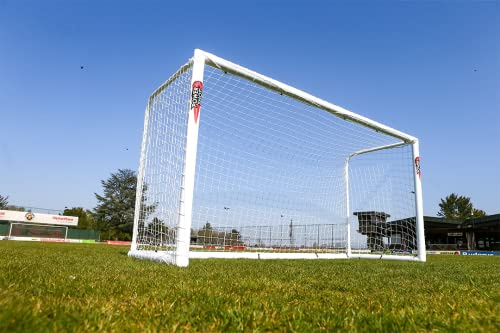 POWERSHOT® Fußballtor 5 x 2m PRO - Made In Germany - Super stabiles uPVC - WETTERFEST - Mit Klicksystem und Zubehöre