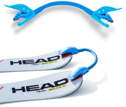 Wedgease - Ski Tip Connector - Teach Kids to Ski - Ski Trainer by Launch Pad