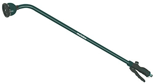 metabo Gießstab GS 10-920 mm Länge, 10 Strahlarten - Metallausführung mit Lamellengriff & Arretierung, stufenlos regelbare Wassermenge - Ideal für Bewässerung, Reinigung & Blumenampeln