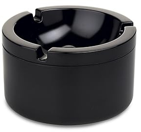 Mepal Aschenbecher mit Deckel - Schwarz