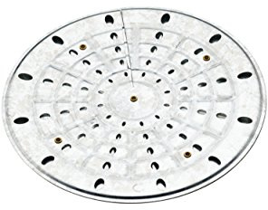 KitchenCraft Hitzeverteilender Simmerring, Geeignete Simmerplatte für Gas- und Elektroherde, Hitzeverteiler für Kochplatten schützt Töpfe und Speisen, 18cm, 1 Stück