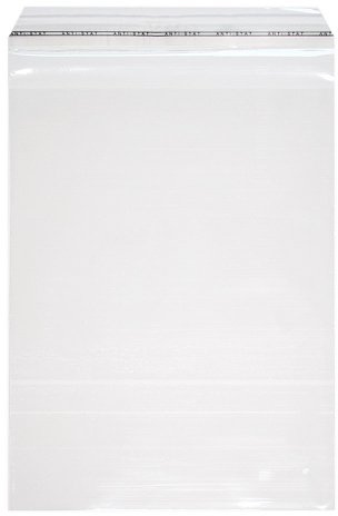 100 Stk. PP Adhäsionsverschlussbeutel hochtransparent DIN A5 165 x 220 mm - Stärke 50 mµ - Flachbeutel mit Luftloch - selbstklebende Klarsichtbeutel
